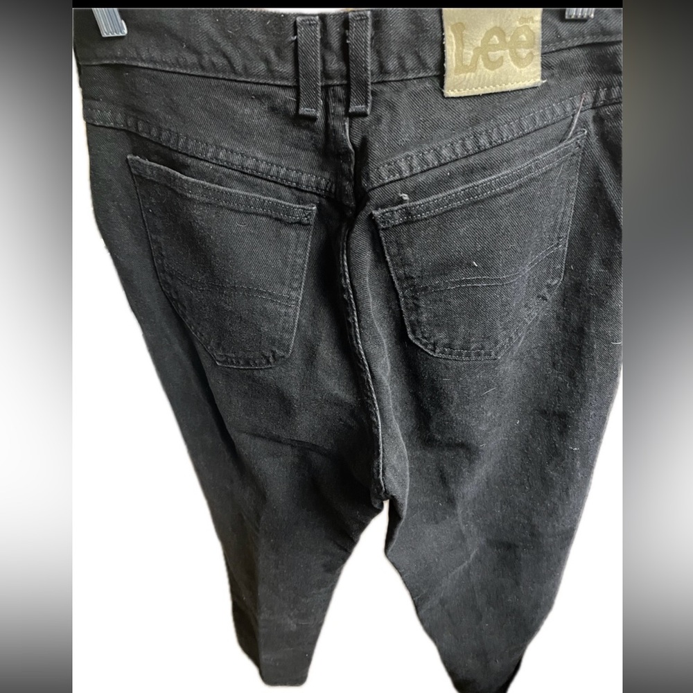 Lee Original Black Denim Jeans Women’s 12 M (32”waist) 100% Cotton
